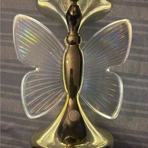 Used Bath and body Works butterfly candle holder
